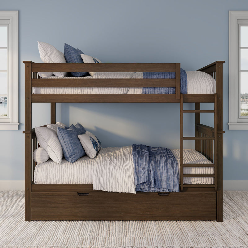 Charleston Full Over Full Bunk Bed with Trundle