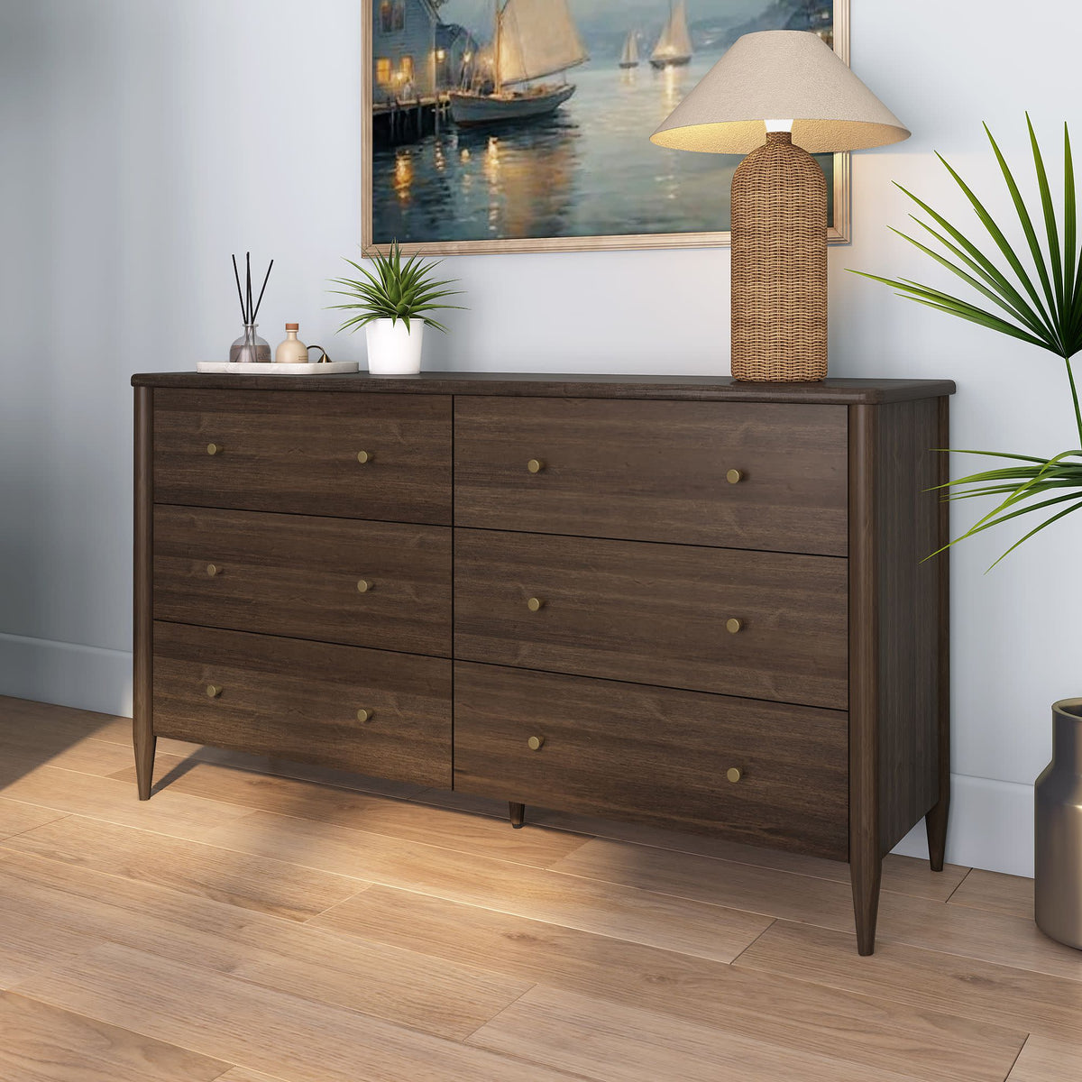 Nantucket 6-Drawer Dresser – Bunk Beds for Adults