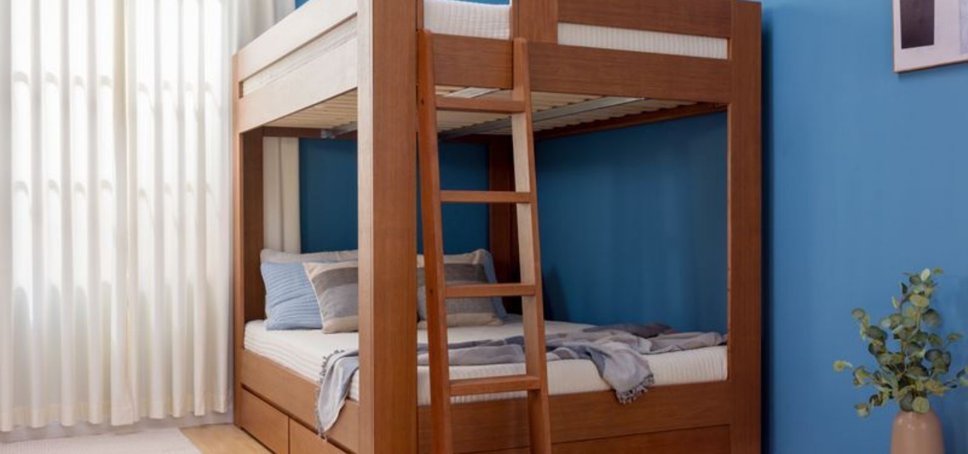heavy duty adult bunk bed with ladder
