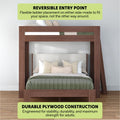 Olympic Twin XL Over Queen L-Shaped Bunk Bed