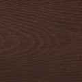 Dark brown wood grain texture close-up, stained hardwood surface for flooring, furniture, and cabinetry