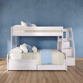 Tahoe Twin XL over Queen Bunk Bed with Stairs & Storage