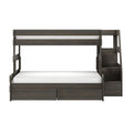 Tahoe Twin XL over Queen Bunk Bed with Stairs & Storage