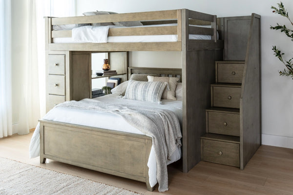 Boston Full Over Full L-Shaped Bunk B...