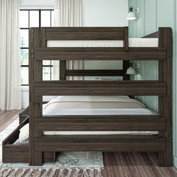 A197271-181 : Bunk Bed Stratus Alpine Queen over Queen Bunk Bed + Underbed Storage