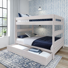 A197271S-182 : Bunk Bed Stratus Alpine Queen over Queen Bunk Bed + Underbed Storage & Premium Slats